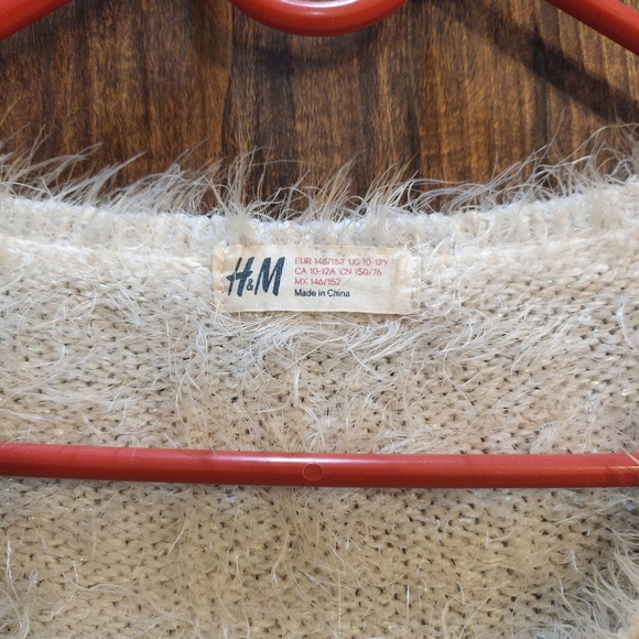 H&M fur crop top full sleeve - Picture 3 of 6